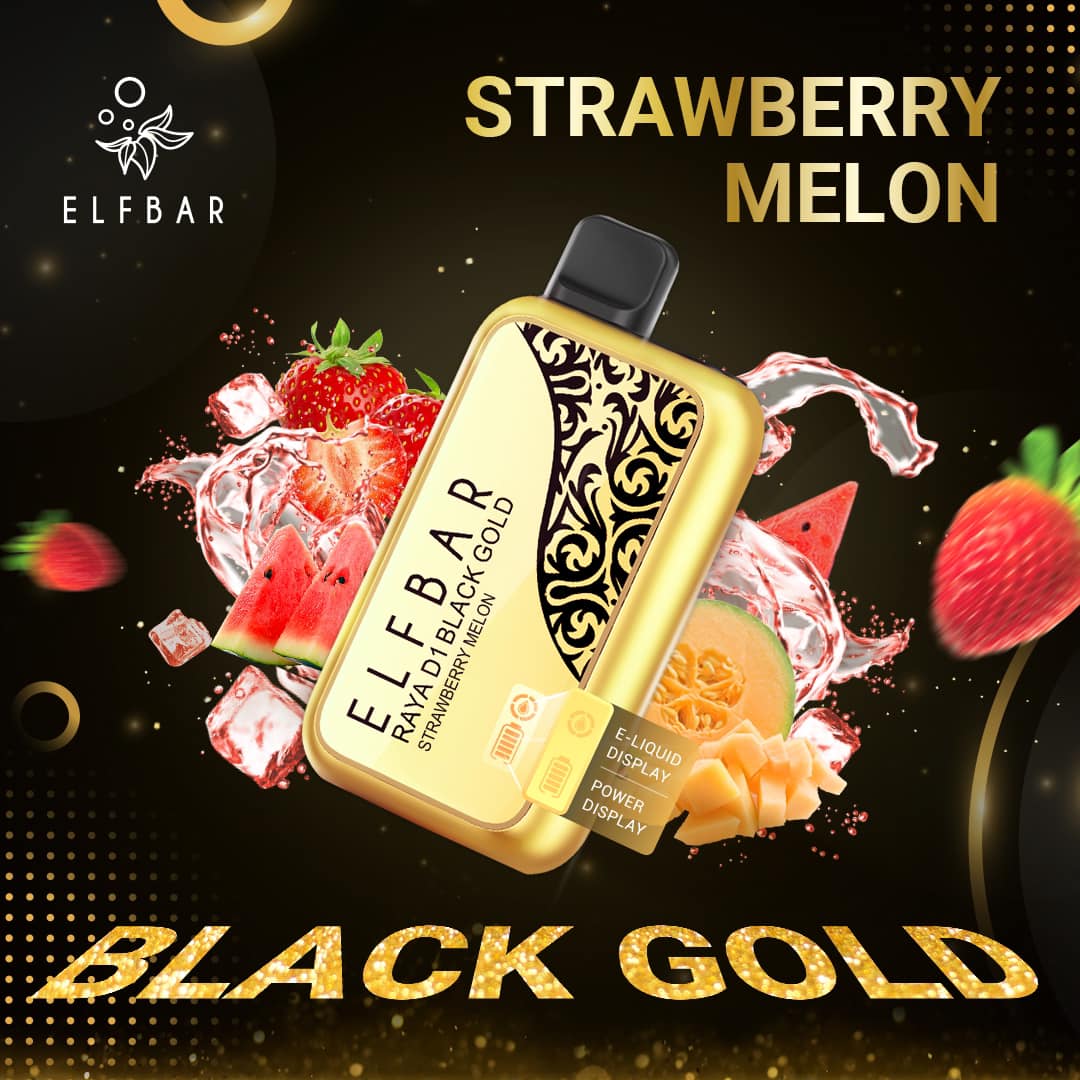 SG-VAPE-DELIVERY-ELFBAR-RAYA-BLACK-GOLD-EDITION-STRAWBERRY-MELON