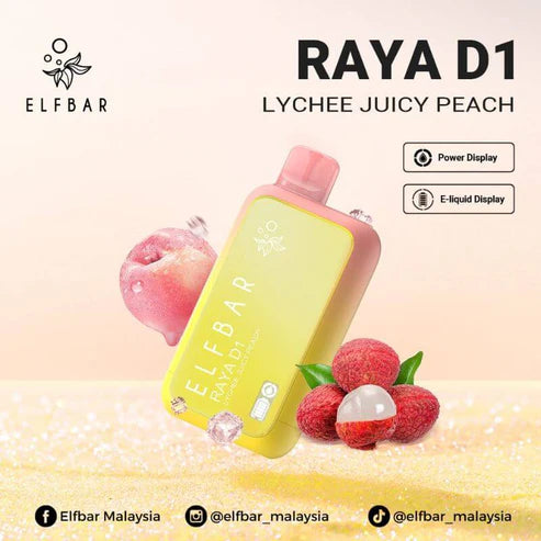 SG-VAPE-DELIVERY-ELFBAR-RAYA-D1-13K-LYCHEE-JUICY-PEACH