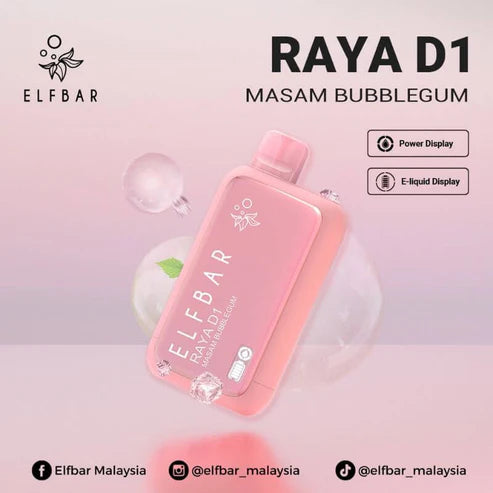 SG-VAPE-DELIVERY-ELFBAR-RAYA-D1-13K-MASAM-BUBBLEGUM